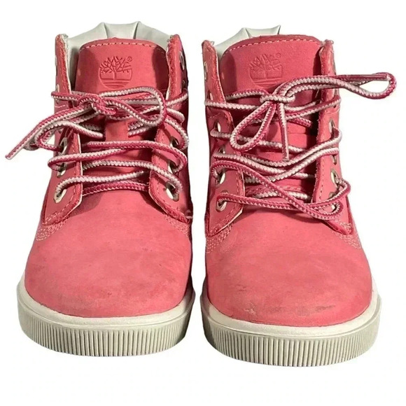 Timberland Pink Boots Size 10 - Picture 2 of 9